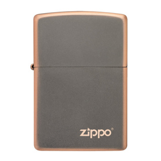 Zippo ไฟแช็กรุ่น 49839ZL  Rustic Bronze Zippo Logo  ของแท้ รับประกันตลอดชีวิต นำเข้าและจำหน่ายโดยตัวแทนจำหน่าย