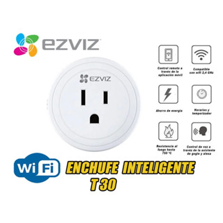 ⚡️ปลั๊กอัจฉริยะรุ่นใหม่⚡️ EZVIZ รุ่น T30 Smart Plug (T30-10A-US) ควบคุมการเปิดปิดเครื่องใช้ไฟฟ้าผ่านแอป ezviz