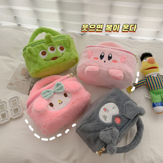 (พร้อมส่ง🌷) INS cosmetic bag cute กระเป๋าเครื่องสำอางค์ กระเป๋าถือ กระเป๋าน่ารัก