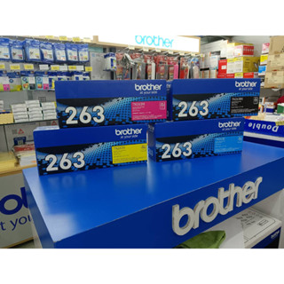 Brother TN-263 BK ,C,M,Y   ตลับหมึกโทนเนอร์ สีดำ  แดง ฟ้า เหลือง  ของแท้