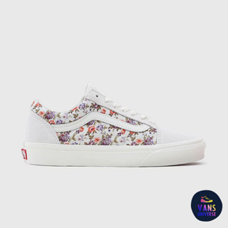 [ของแท้ ส่งฟรี จากไทย] VANS OLD SKOOL VINTAGE FLORAL MARSHMALLOW