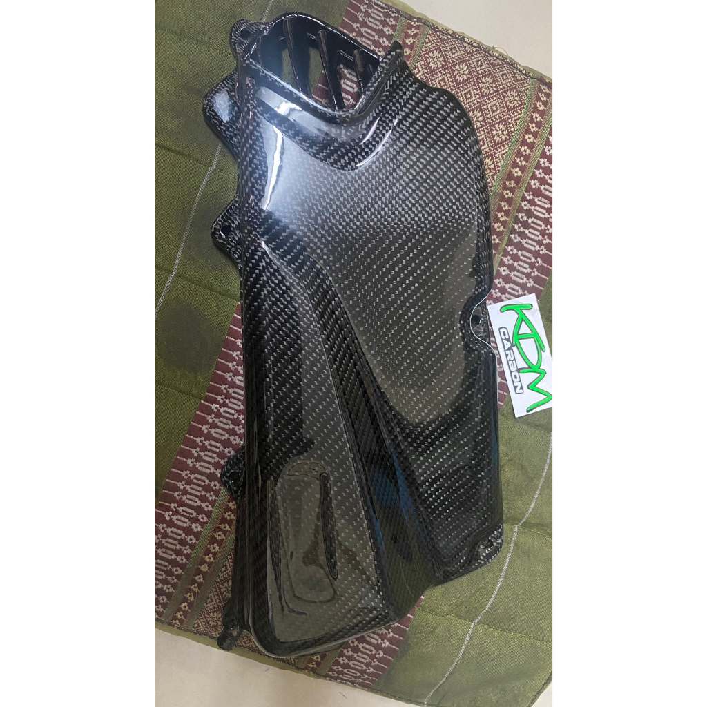 ฝาครอบกรอง LEAD125 งานหุ้มคาร์บอนแท้ๆ ลาย2 ชิ้นงานแท้จาก0 ฮอนด้า สวยๆเงาๆ