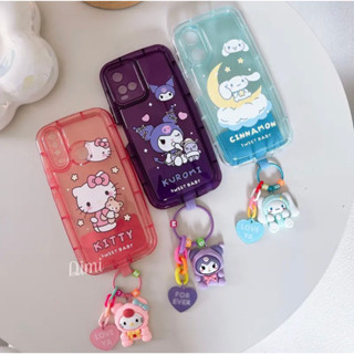 เคสนิ่ม ขอบมน ลายการ์ตูน พร้อมสายห้อย สำหรับรุ่น วีโว้ Y12 Y17 Y15  Y20 Y12s Y21 Y33s Y33t Y16 Y15s Y22 Y35 V25