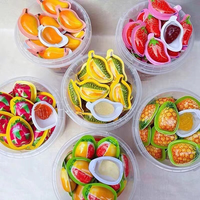 ขนมเยลลี่ผลไม้ 3 D ตราฟรุ๊ตทาซี่