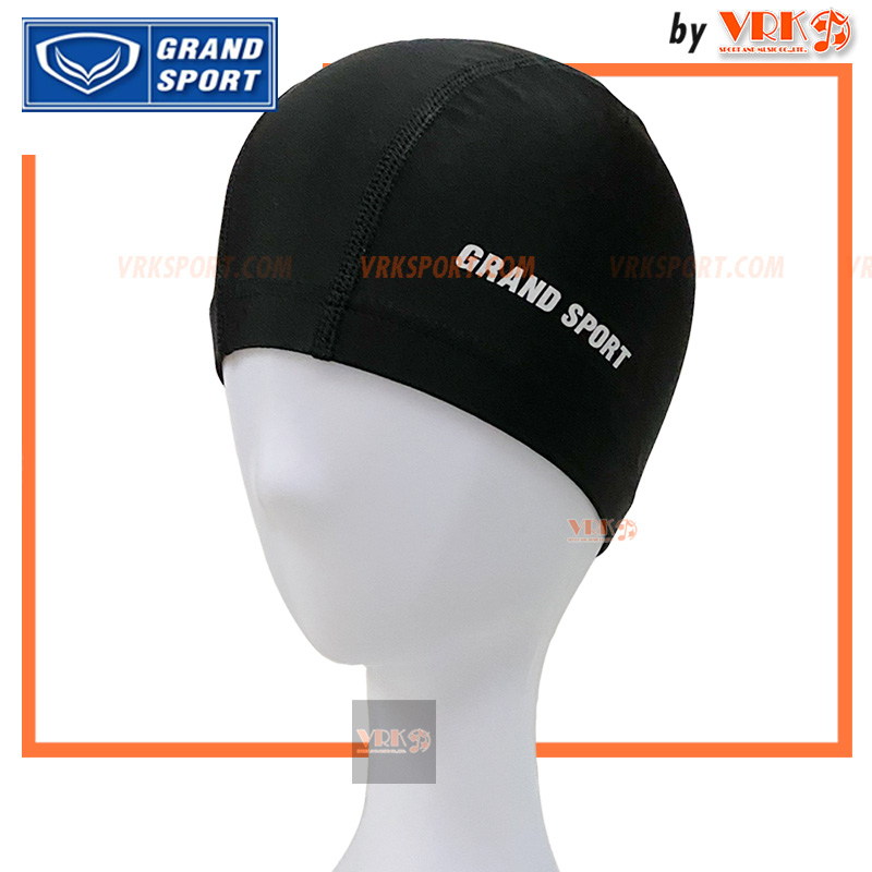 GRAND SPORT หมวกว่ายน้ำ สีล้วน SWIM CAP รุ่น 343414 (ผู้ใหญ่)