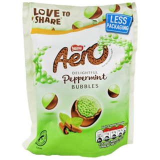 Nesle aero peppermint bebbles 102 g. .เนสเล่บับเบิ้ลมิ้นช็อกโกแลต สินค้านำเข้าจากอังกฤษ🇬🇧