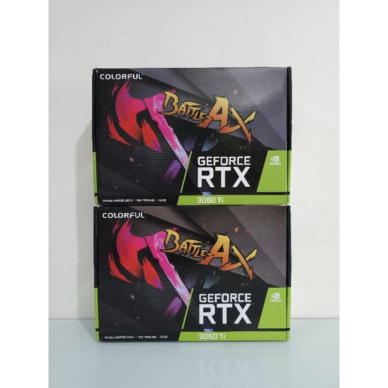 VGA (การ์ดแสดงผล) Colorful GeForce RTX 3060 Ti NB DUO DDR6 - 8GB (LHR) มือสอง ประกันร้าน 3เดือน