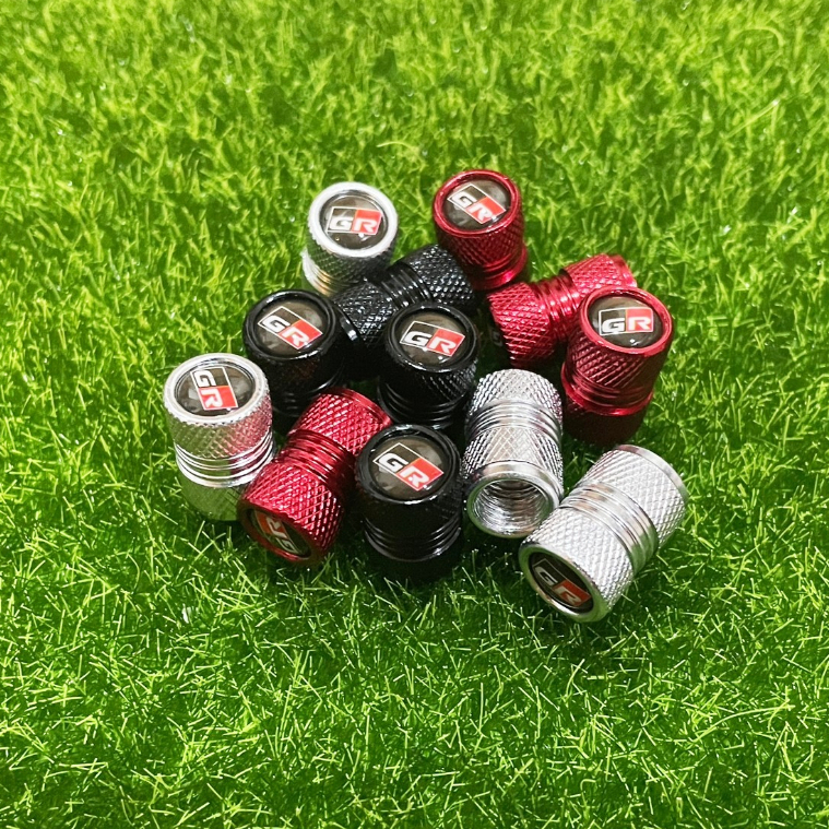 【พร้อมส่งจากไทย】จุกลมยาง จุ๊บลม รถยนต์  มอเตอร์ไซด์ ลาย GR (ทรงใหม่) Toyota GR Sport สวยงาม ราคา ถูกที่สุด ดีลบีเคเค แกลเลอรีภาพที่ 2