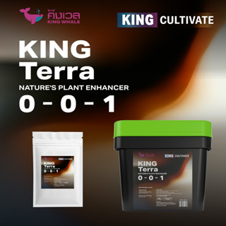 KING Terra (Stack 0-0-1) ปุ๋ย เสริมฮิวมิค วิตามินบี เร่งตาดอก | KING-WHALE