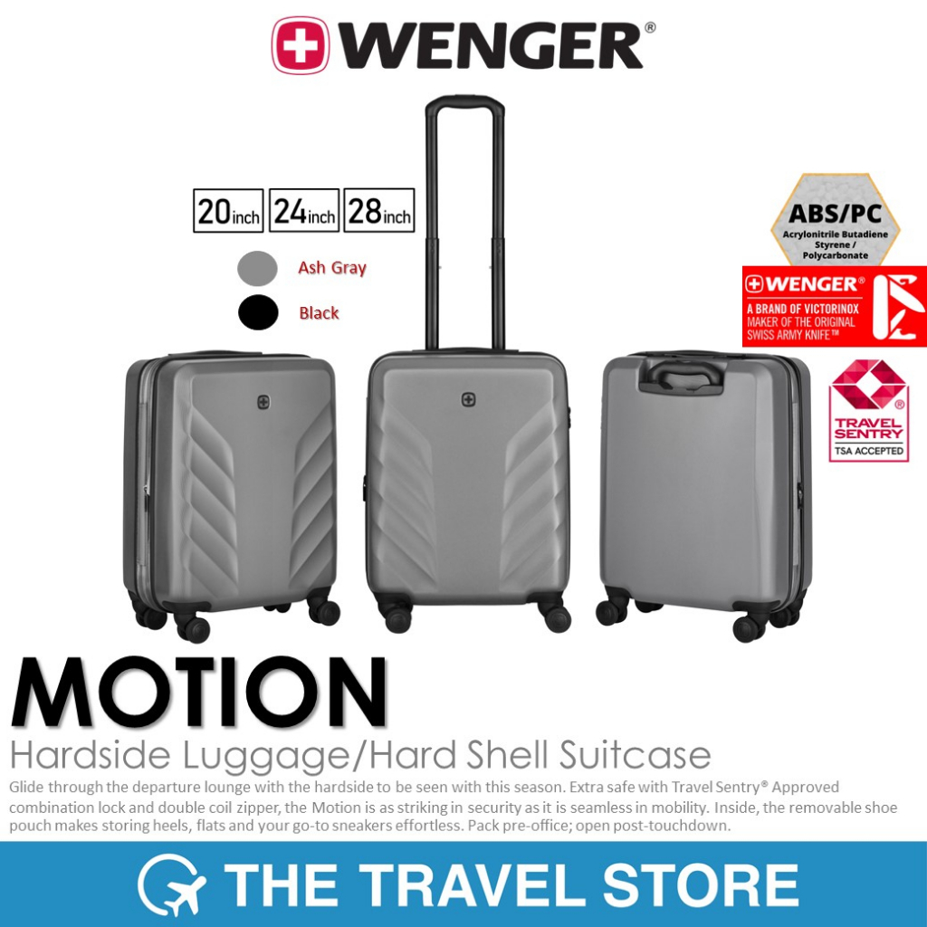 WENGER Motion Hardside Luggage/Hard Shell Suitcase กระเป๋าเดินทาง กระเป๋าเดินทางล้อลาก