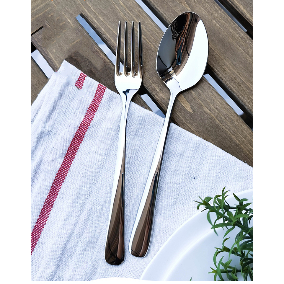 🚚ส่งเร็ว ส่งในไทย🚚หนาพิเศษ ไซซ์ใหญ่มีน้ำหนัก  ช้อนส้อมสแตนเลส อย่างหนา ช้อน ช้อนส้อม ช้อนส้อมพกพา  😻  50008 eieihome.