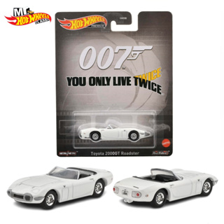 โมเดลรถเหล็ก Hot wheels TOYOTA 2000GT ROADSTER ลิขสิทธิ์แท้ จากหนัง 007 YOU ONLY LIVE TWICE HOTWHEELS ลิขสิทธิ์แท้100%