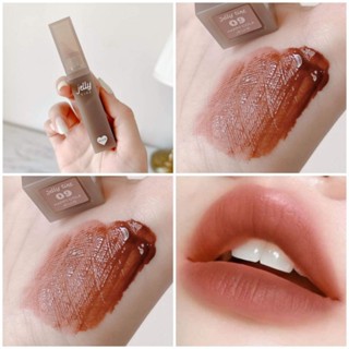 4U2 Jelly Tint เบอร์ 09 ที่สุดของลิปสีน้ำตาลสวยสับ ทาออมเบรเข้มๆ ด้านในปาก ลงกลอสใสเพิ่มยิ่งสวยดูมีมิติ