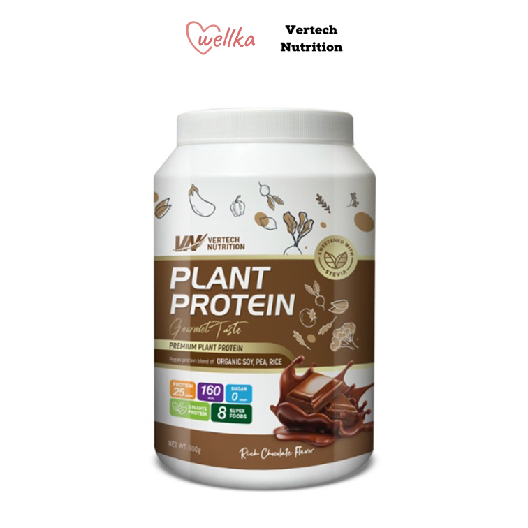 VERTECH NUTRITION โปรตีนพืช Plant Protein Superfoods & Greens วีแกน ผักผลไม้ ไฟเบอร์ ลดน้ำหนัก