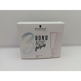 Schwarzkopf bond astic form bond re-set serum ชวาร์สคอฟ  บอนด์ดาสทิค ฟอร์ม บอนด์ รีเซ็ท เซรั่ม  ( 1 กล่องมี 4 หลอด )