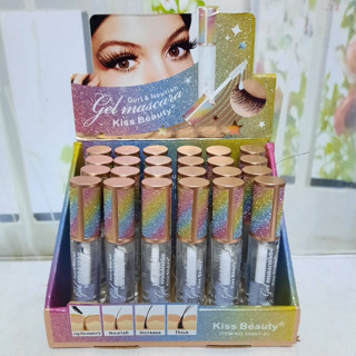 ⚡FLASH SALE⚡♡พร้อมส่ง มาสคาร่าใสเนื้อเจล ช่วยบำรุงและจัดแต่ง Kiss beauty No.56801-03 ให้ทั้งขนตาทั้งขนคิ้วเรียงเส้น(24pa