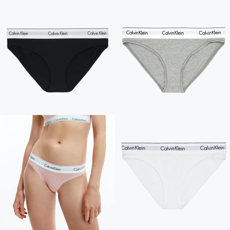 ถูกที่สุด⚡️ Calvin Klein กางเกงชั้นในผู้หญิง Modern Cotton Bikini พร้อมส่ง💗 ของแท้ 100%