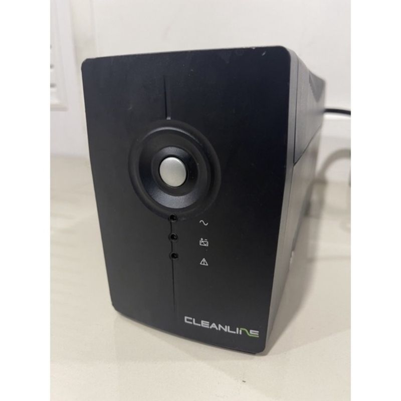UPS เครื่องสำรองไฟมือสอง CLEANLINE ML-850Q 850VA/325W เครื่องเปล่ามือสองสภาพดี ❌ไม่มีแบตเตอรี่ *With
