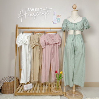 ❥ SweetHouse 🧸 เซต 2 ชิ้นเสื้อ+กางเกงสุดชิค