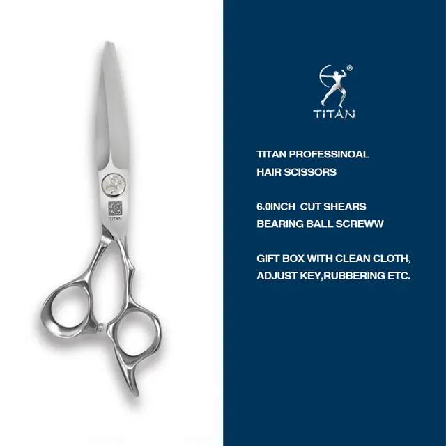 กรรไกรตัดผม Titan TW60-D กรรไกรสไลด์ มือขวา ขนาด 6 นิ้ว - รูปที่ 2