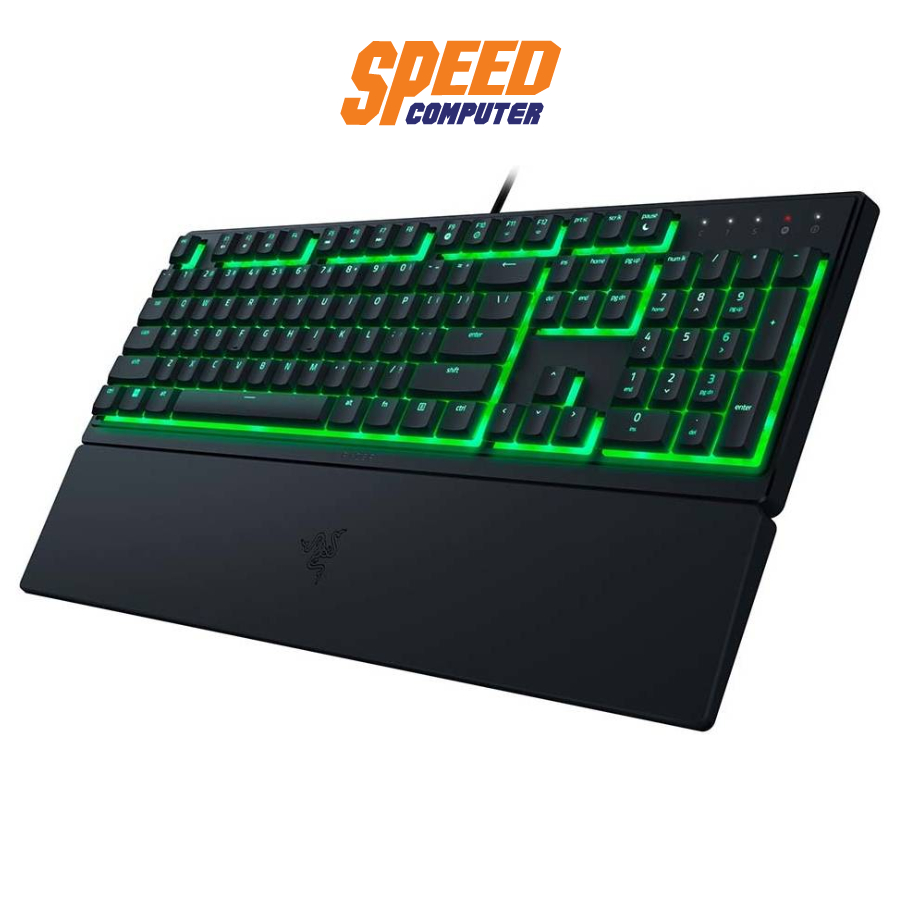 KEYBOARD (คีย์บอร์ด) RAZER ORNATA V3 X (BLACK) (SWITCH) / By Speed Computer