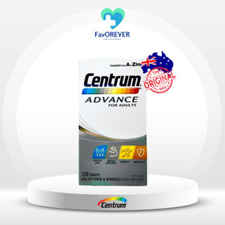 🇦🇺 Centrum for Adults 120 เม็ด วิตามินรวมสำหรับผู้ใหญ่ แท้ 💯% พร้อมส่ง