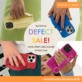 (โค้ด8MUSE65ลด65.-)(14 series)&lt;DEFECT SALE! &gt; MUSE Hand Strap Card Holder Phone Case