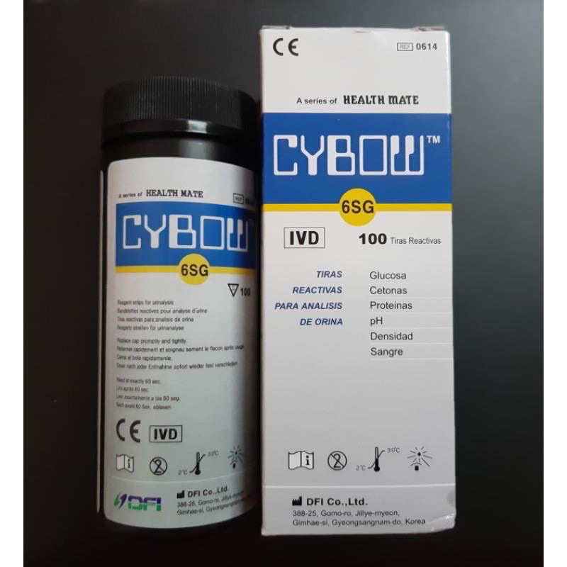 URINE STRIP 6PARAMTER 100 TESTS ยี่ห้อ CYBOW / KOREA