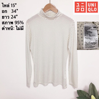 UNIQLO heattech เสื้อแขนยาวคอเต่า