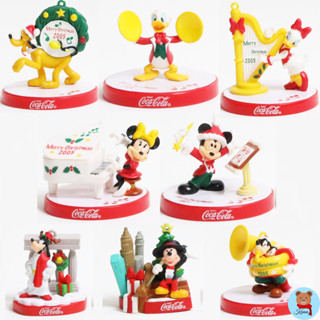 ✅พร้อมส่ง 8 pieces Mickey Mouse &amp; friends Disney figures coca cola 🇯🇵ดิสนี่ย์ มิกกี้เมาส์ มินนี่เมาส์ โมเดล โคคาโคล่า