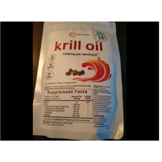 Antarctic Krill Oil Supplement 1000mg Per Serving 120 Soft-Gels in Omega-3s EPA DHA &amp; Astaxanthin the Micro Ingredients