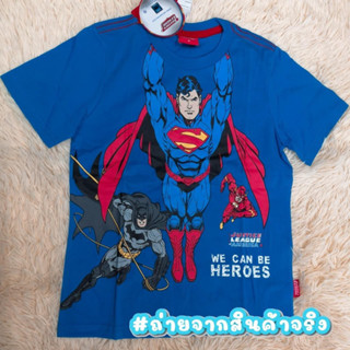 Justice League เสื้อยืด superman /งานลิขสิทธิ์แท้
