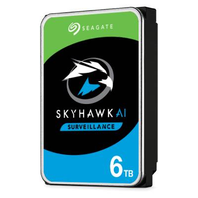 6 TB 3.5" HDD (ฮาร์ดดิสก์ 3.5") SEAGATE SKYHAWK - SATA3 (ST6000VX001)