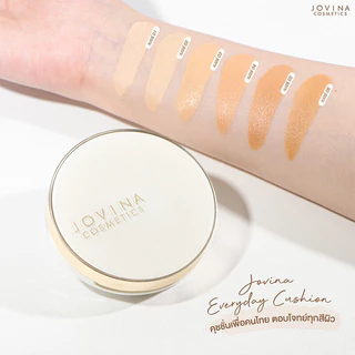 คุชชั่นโจวีน่า JOVINA COSMETICS Everyday Perfecting Cushion Long Wear SPF 25 PA+++ 15g