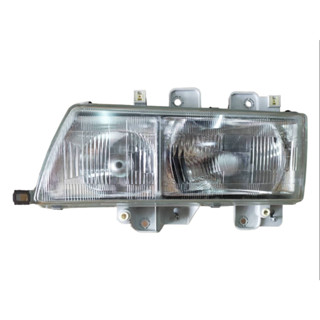 ไฟหน้าทั้งดวง ISUZU NPR 120 ปี 2000 ข้างซ้าย (LH) รุ่นไฟเต็ม มีปลั๊กไฟ โคมไฟ+หลอดไฟ พร้อมติดตั้ง