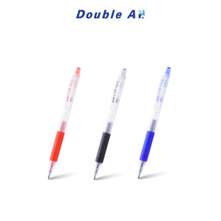 Double A Silk Gel Pen ปากกาเจล ขนาด 0.5 mm. จำหน่ายสีละ 12 ด้าม