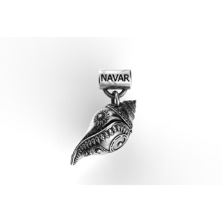 Navar Gallery : ชาร์มสังข์ เนื้อเงินแท้ 92.5 Conch shell Charm Silver 92.5