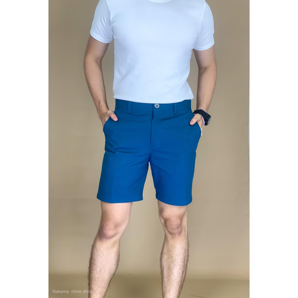 กางเกงขาสั้นผ้าชิโนความยาวความยาว17นิ้ว (ใส่โค้ดNA6JUNE ลดเพิ่ม 38.-)