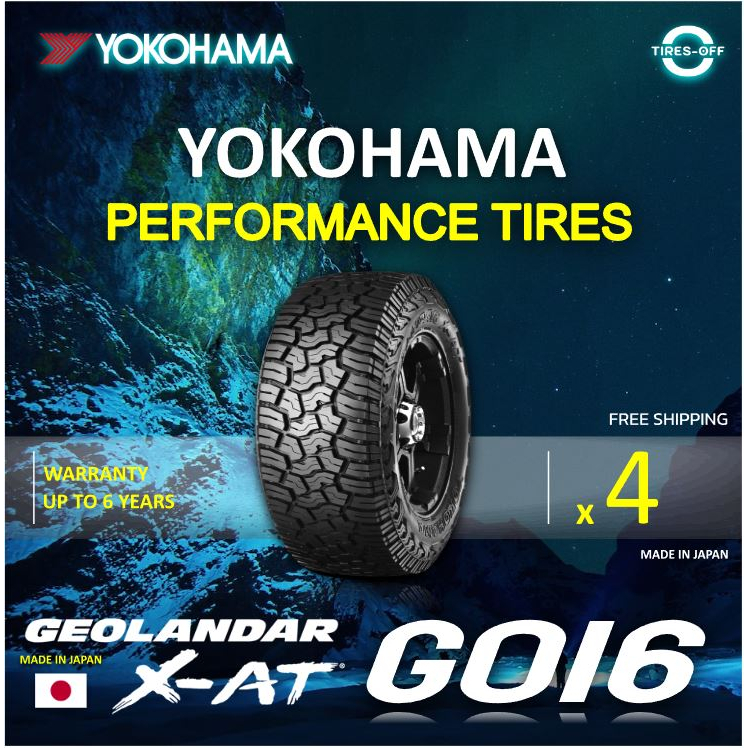 (ส่งฟรี) YOKOHAMA รุ่น GEOLANDAR X-A/T G016 (4เส้น) MADE IN JAPAN ไซส์ 265/70R16 , 265/65R17 ยางขอบ16 265 70R16 ลดพิเศษ