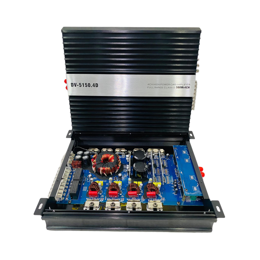 เพาเวอร์​ ขับกลาง​ 4ch​ รุ่น DV-5150.4D เพาเวอร์แอมป์ เครื่องเสียงรถยนต์ พาวเวอร์แอมป์ แอม 4CH เครื่องเสียงรถ​ยนต์​ 4แชล