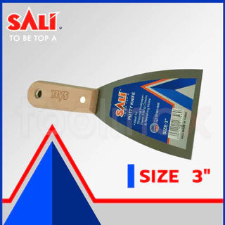 เกรียงโป้ว SALI ขนาด 1", 1.5", 2", 2.5", 3", 4" และ 5" เกียงโป้วสี เกียงสแตนเลส ลอกวอลเปเปอร์ ทาสี อุดรอยแตก ซ่อมรูรั่ว