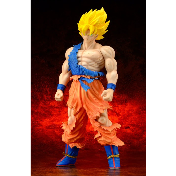 [พร้อมส่ง/ของใหม่] X-Plus Gigantic Series Dragon Ball Figure - SSJ Goku (Battle-damaged)