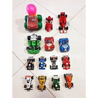 รถของเล่น Set Car Toys ขบวนรถยนต์ของเล่น รถเล่นไถ ขายยกเซ็ต 14 คัน(มือสอง)