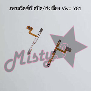 แพรสวิตซ์เปิด-ปิด/เพิ่ม-ลดเสียง [Power/Volume Flex] Vivo Y81