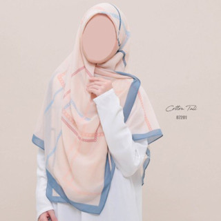 ฮิญาบ ผ้าคลุมแบบเหลี่ยมผืนใหญ่ หน้ากว้าง 50 Cotton Tadi by Hijab Galeria