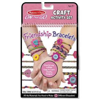 Melissa &amp; Doug ของเล่นเด็ก งานประดิษฐ์ งานฝีมือ DIY ทำง่าย Friendship Bracelet กำไลข้อมือ