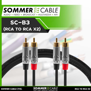 Sommer Cable Basic SC-B3 สายสัญญาณเสียง RCA To RCAx2  / RCA 4C Audio Patch Cable