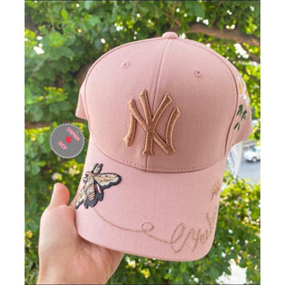 Mlb cap สีชมพู💕💕 แท้💯