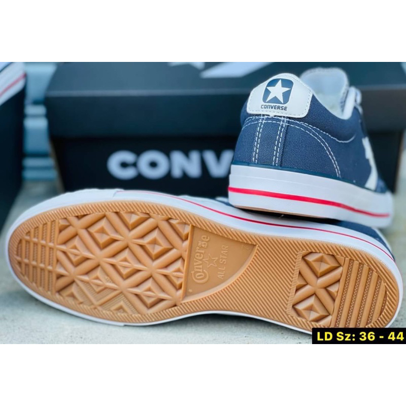 มาใหม่ Converse Star Player Ox  สีกรม / สีขาว พร้อมส่ง แถมกล่อง