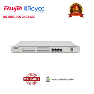 SWITCH (สวิตซ์) Reyee รุ่น RG-NBS3200-24GT4XS 24-Port L2 Managed 10G Switch